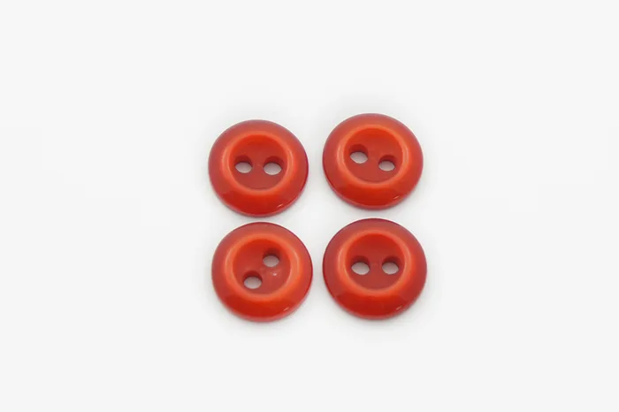Гудзик 11 мм Mertbutton, червоний, 4010-18-0812