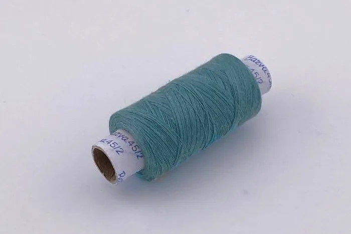 Нитки армовані №45/2 300 м Barva, бірюзовий натуральний, 2096