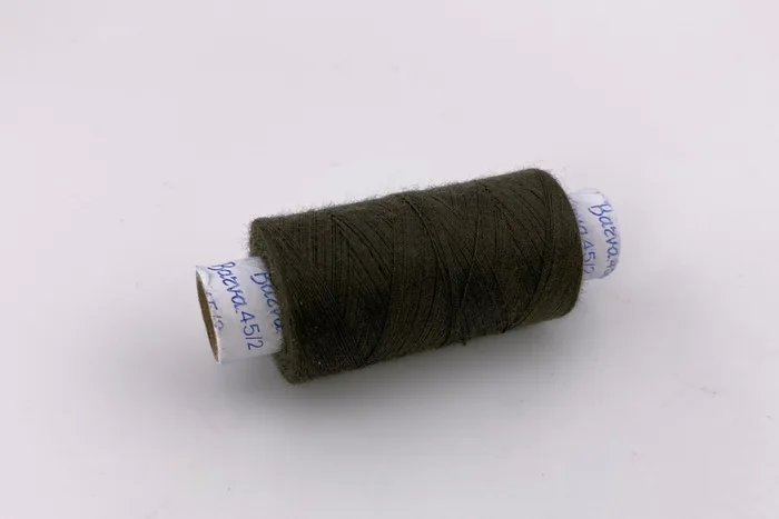 Нитки армовані №45/2 300 м Barva, хакі натуральний, 7015