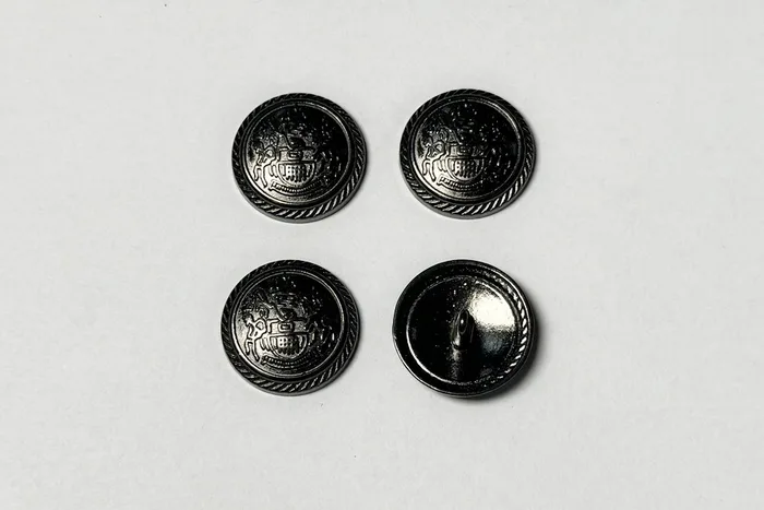 Гудзик металевий 23 мм Mertbutton, нікель чорний, UTS-54-36-b.nik