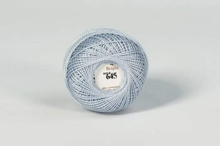 Нитки Ірис 10гр/80м Bright, блакитний, 645