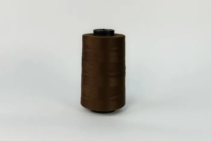 Нитки ПЕ №40/2 5000 м Barva, коричневий темний, 7063