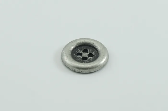 Гудзик металевий 25 мм Mertbutton, нікель, MTL-70-40-nik