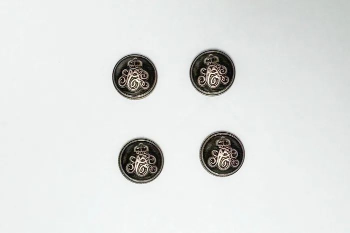 Гудзик 15 мм Mertbutton, мідь, 257e-24-coop