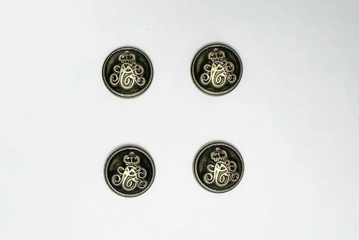 Гудзик 15 мм Mertbutton, латунь стара, 257e-24-bronz