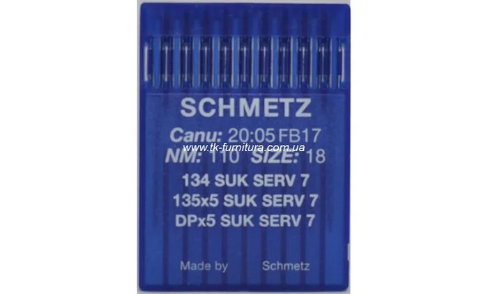 Голки №110 SCHMETZ універсальні, DPx5 SUK