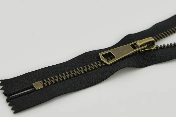 Блискавка T5, бронзовий, 18 см MH, чорний