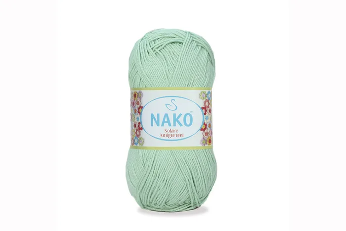 Пряжа Solare amigurumi 100гр/270м NAKO, салатовий, 10331