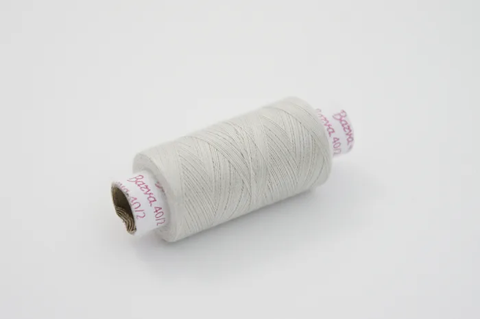 Нитки ПЕ №40/2 250 м Barva, сірий світлий, 5052