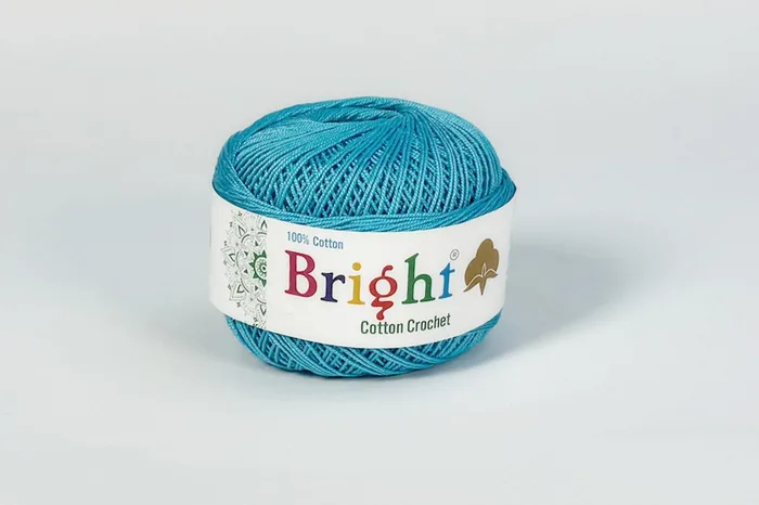 Нитки Ірис 50гр/230м Bright, бірюзовий, S513