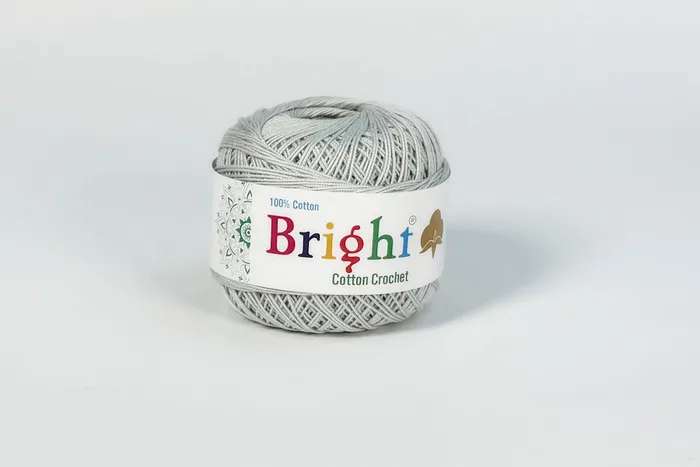 Нитки Ірис 50гр/230м Bright, сірий, S511