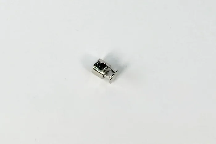 Фіксатор для шнура СТ758 металевий, 10,4 x 7,5 мм MH, нікель, 6660-0147-nik