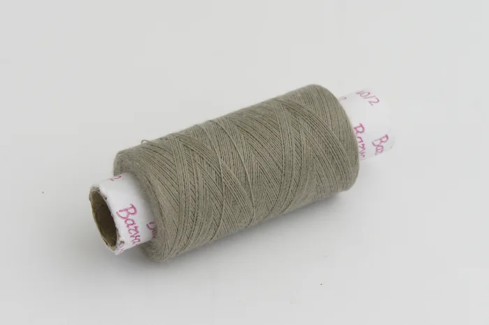 Нитки ПЕ №40/2 250 м Barva, бежевий темний, 5041