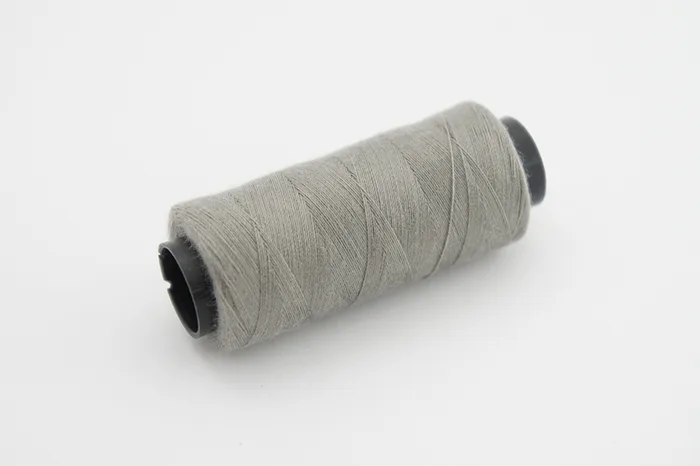 Нитки ПЕ №40/2 250 м Barva, сірий світлий, 5039