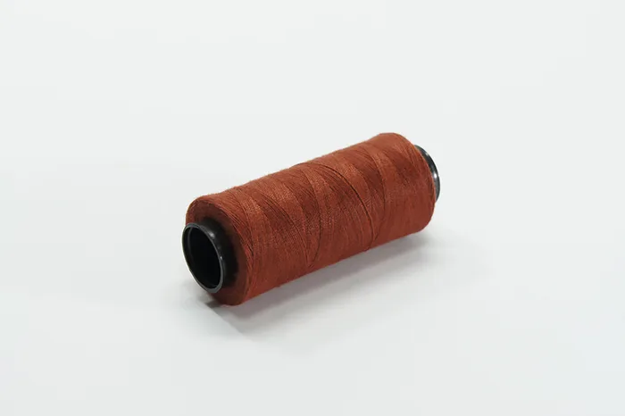 Нитки ПЕ №40/2 250 м Barva, бордовий натуральний, 6026