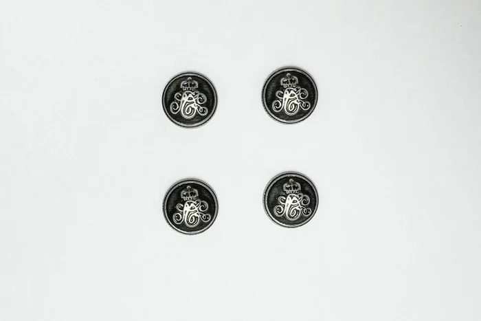 Гудзик 15 мм Mertbutton, нікель, 257e-24-nik