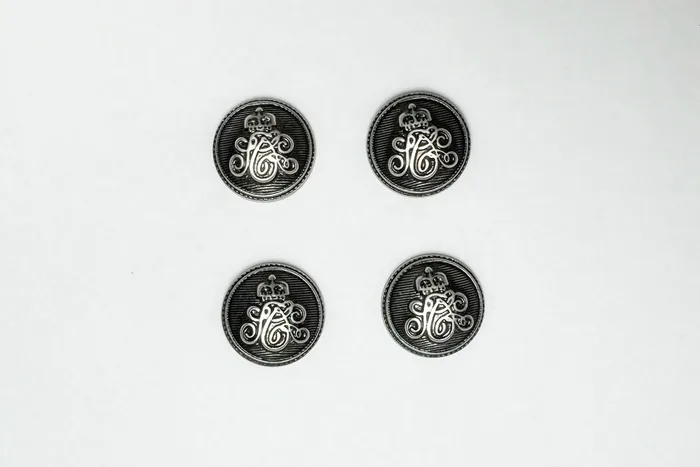 Гудзик 20 мм Mertbutton, нікель, 257e-32-nik