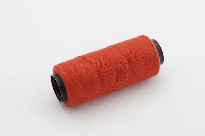 Нитки ПЕ №40/2 250 м Barva, червоний натуральний, 6027