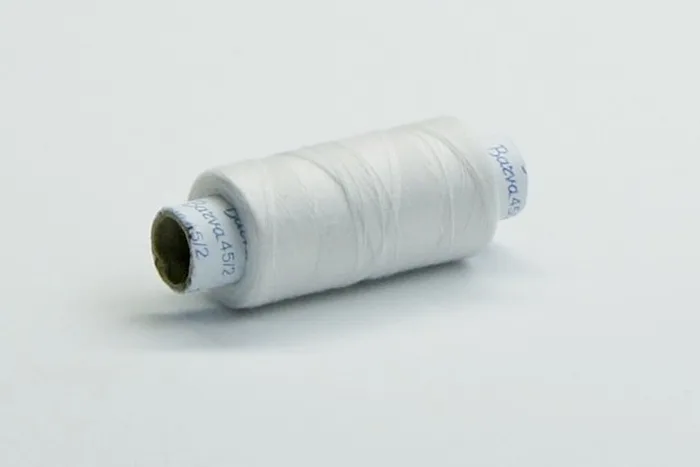 Нитки армовані №45/2 300 м Barva, білий натуральний, 9999