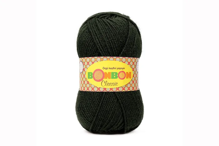 Пряжа Bonbon classic 100гр/200м NAKO, болотний, 98586