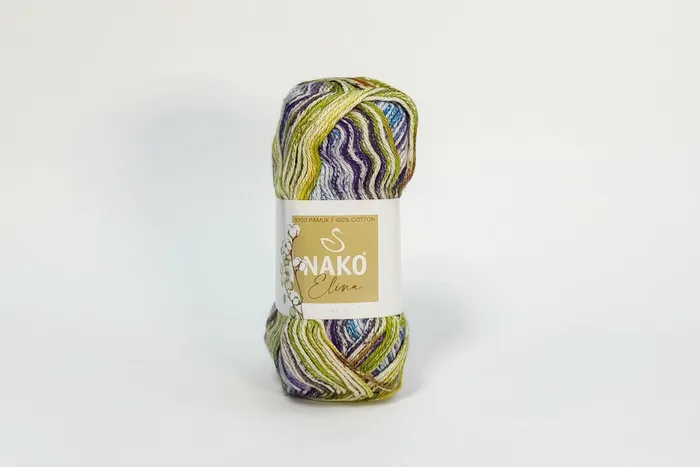 Пряжа Elina 100гр/165м NAKO, секційного фарбування, 32845
