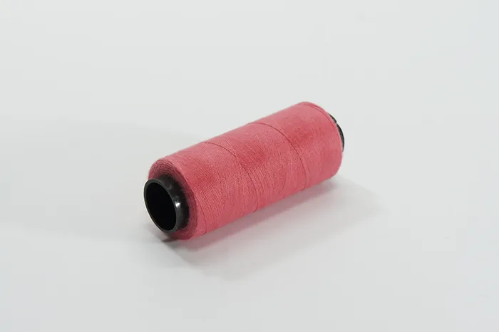 Нитки ПЕ №40/2 250 м Barva, рожевий яскравий, 6075