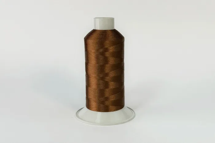 Нитки Barva ПЕ вишивальні №120D/2 6150 м, золотистий коричневий