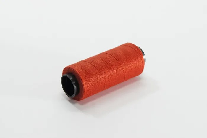 Нитки ПЕ №40/2 250 м Barva, червоний натуральний, 6057