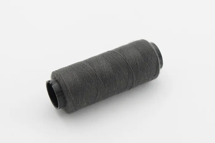 Нитки ПЕ №40/2 250 м Barva, сірий темний, 5050