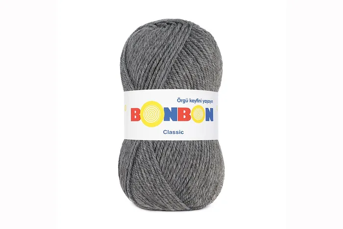 Пряжа Bonbon classic 100гр/200м NAKO, сірий, 98535