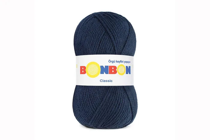 Пряжа Bonbon classic 100гр/200м NAKO, синій, 98207