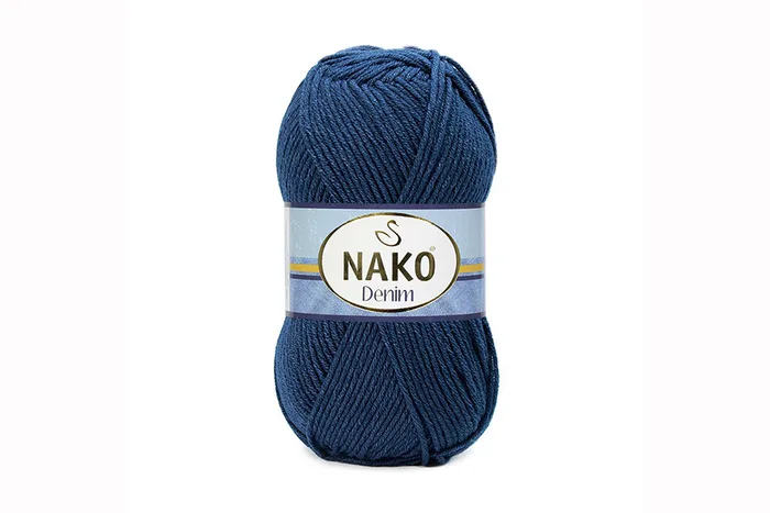 Пряжа 100гр/200м Denim, синій, 11589