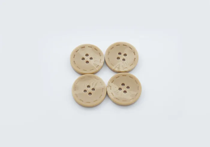 Гудзик 23 мм Mertbutton, бежевий золотистий, 13-36-1046