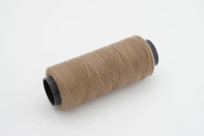 Нитки ПЕ №40/2 250 м Barva, коричневий світлий, 7062