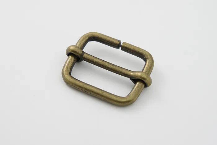 Пряжка-регулятор 25 мм Castiglioni, стара латунь, 25-20-4-bronz