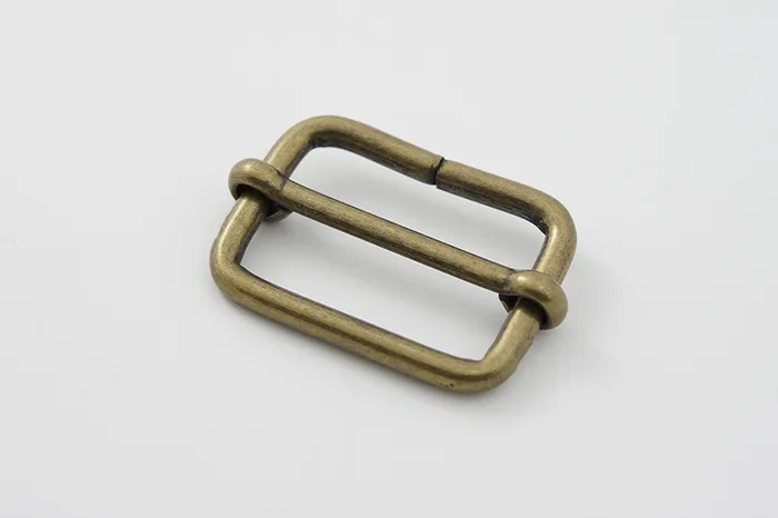 Пряжка-регулятор 30 мм Castiglioni, стара латунь, 30-20-4-bronz