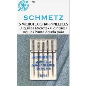Голки із особливо гострим і тонким вістрям MICROTEX №90 SCHMETZ