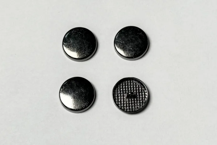 Гудзик металевий 20 мм Mertbutton, нікель чорний, CN-26-32-b.nik