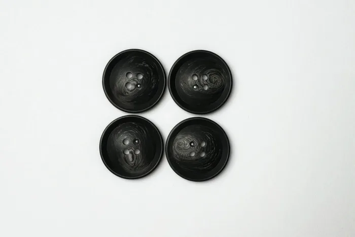 Гудзик 28 мм Mertbutton, сірий темний, 3207-44-0893