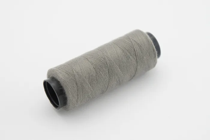 Нитки ПЕ №40/2 250 м Barva, сірий натуральний, 7047