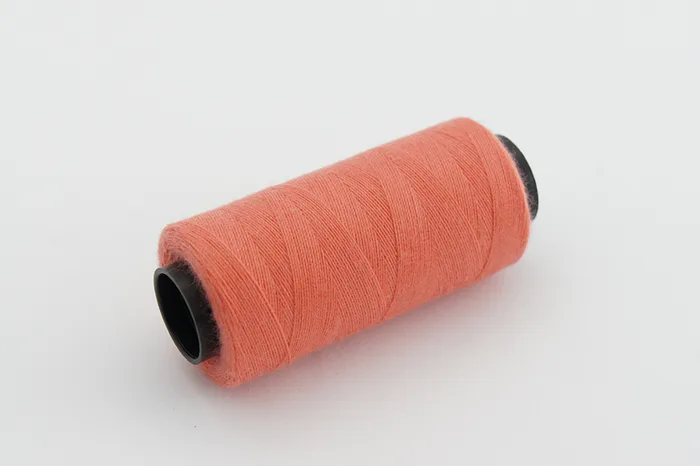 Нитки ПЕ №40/2 250 м Barva, рожевий натуральний, 6041