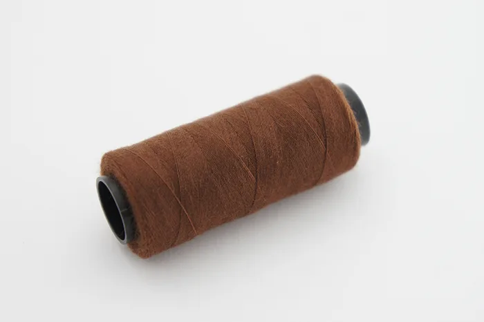 Нитки ПЕ №40/2 250 м Barva, коричневий натуральний, 7045