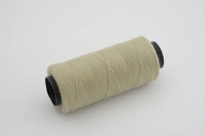 Нитки ПЕ №40/2 250 м Barva, бежевий брудний, 7016