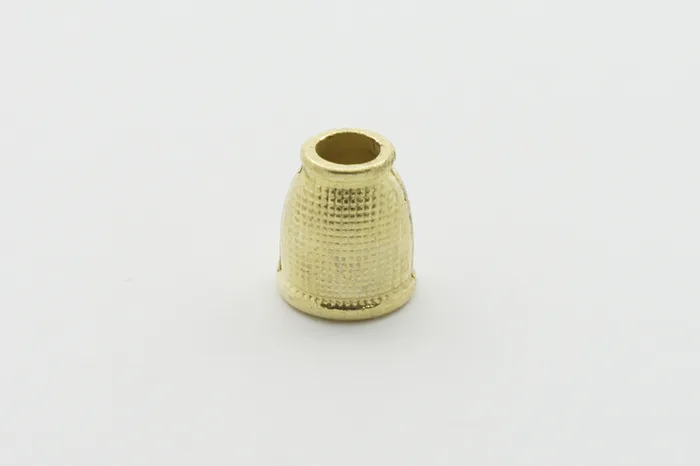 Наконечник для шнура металевий, 5 мм Mertbutton, золото, MTL 109-gold