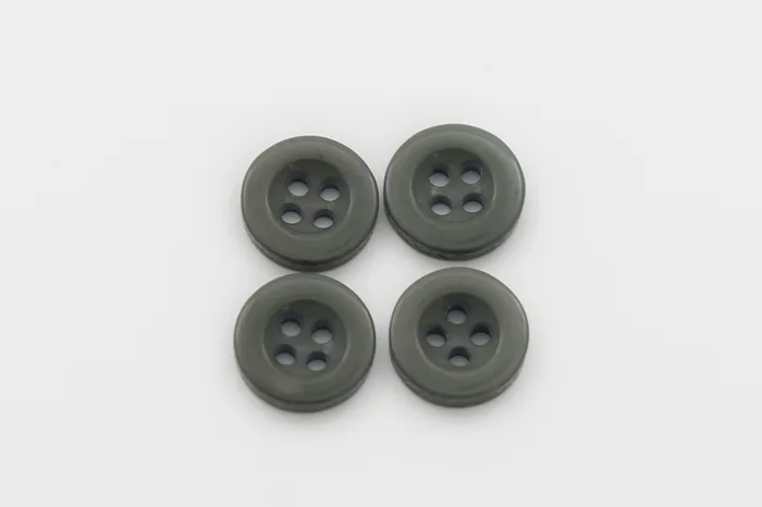 Гудзик 11 мм Mertbutton, сірий, 4009-18-0303