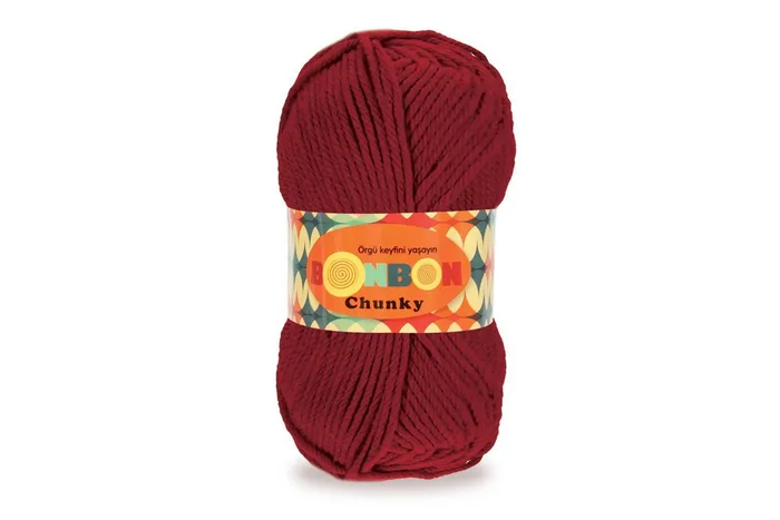 Пряжа Bonbon chunky 100гр/135м NAKO, червоний, 98237