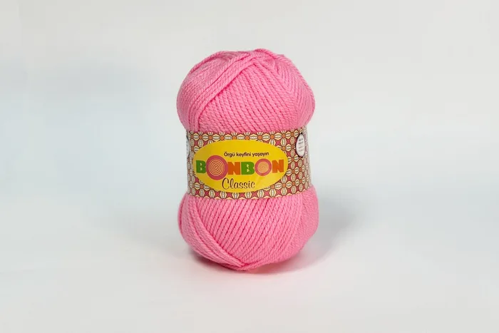 Пряжа Bonbon classic 100гр/200м NAKO, рожевий, 98239