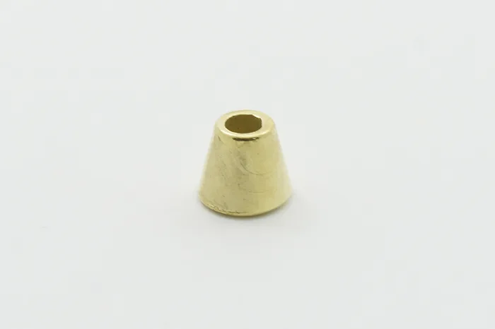 Наконечник для шнура металевий, Mertbutton, золото, MTL 122-gold