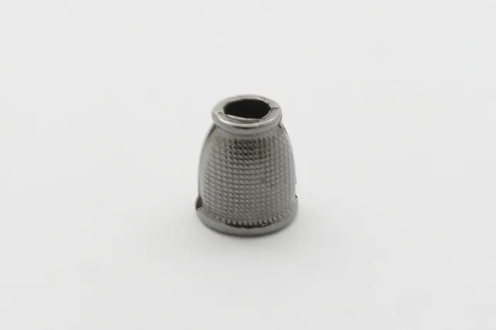 Наконечник для шнура металевий, 5 мм Mertbutton, нікель чорний, MTL 109-b.nik