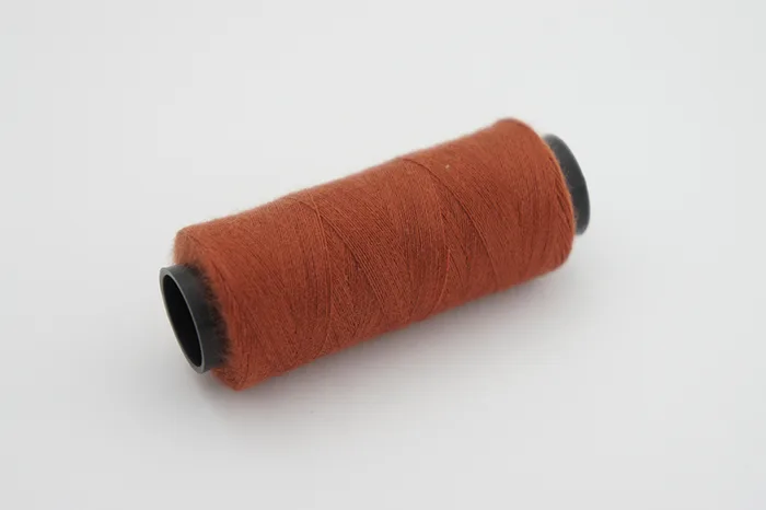 Нитки ПЕ №40/2 250 м Barva, бордовий світлий, 6038